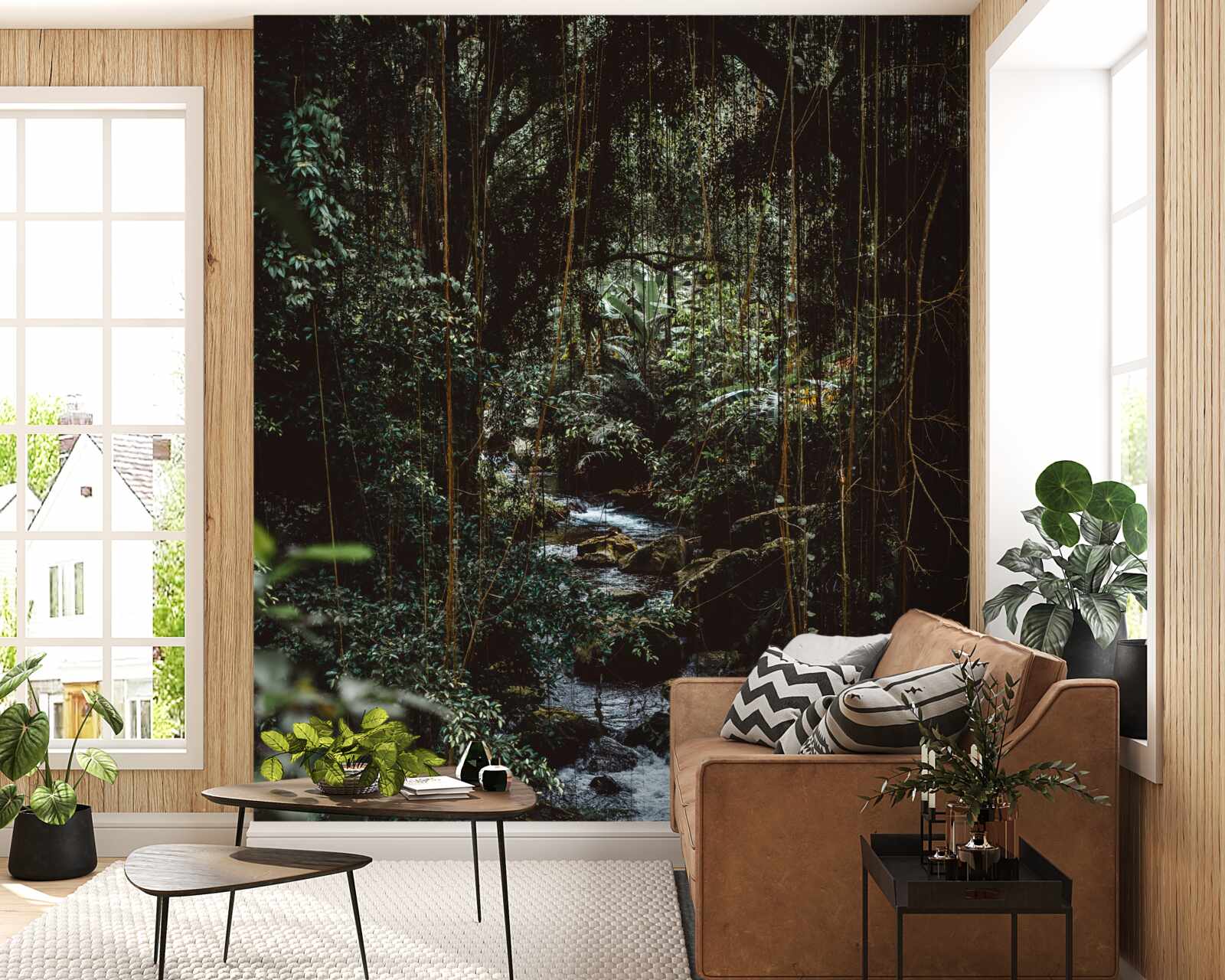 Фотошпалери лісова річка