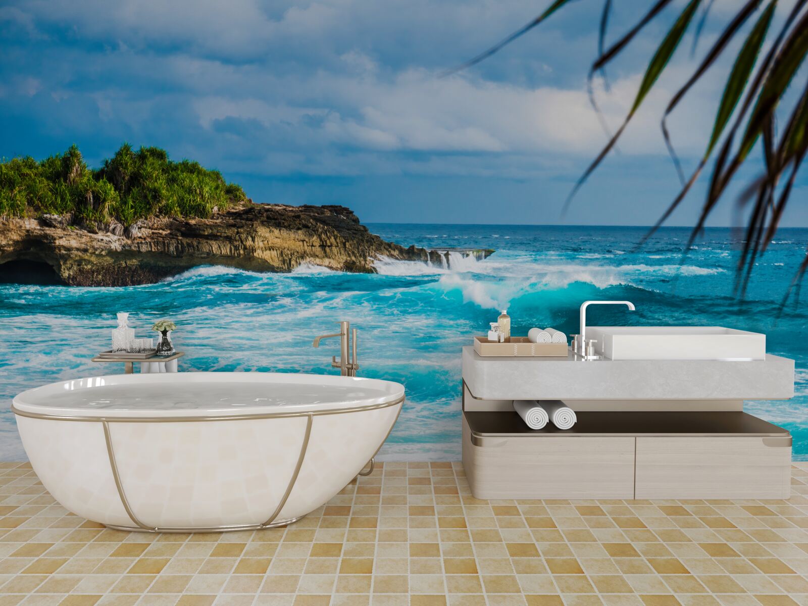 Фотошпалери припливи