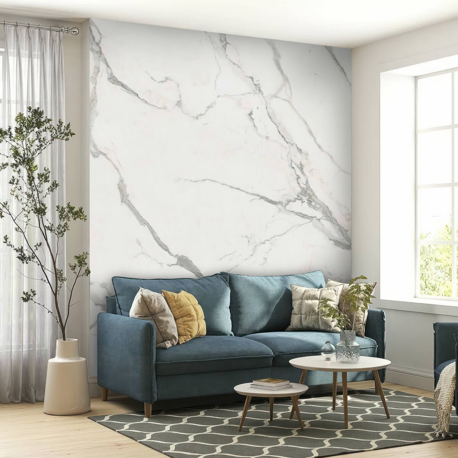 Фотошпалери білий фон, перекреслений сірими лініями