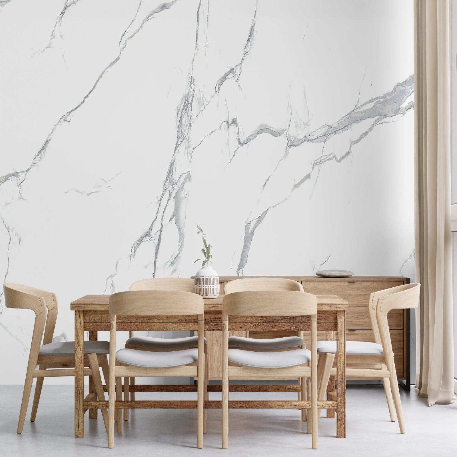 Фотошпалери білий смугастий фон