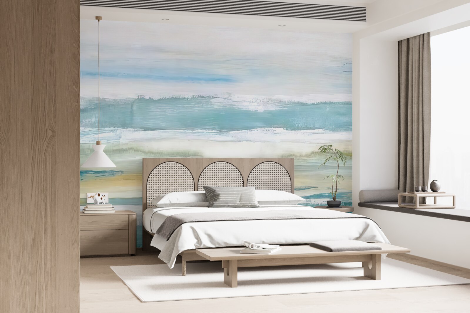 Фотошпалери різнокольорові абстрактні мазки