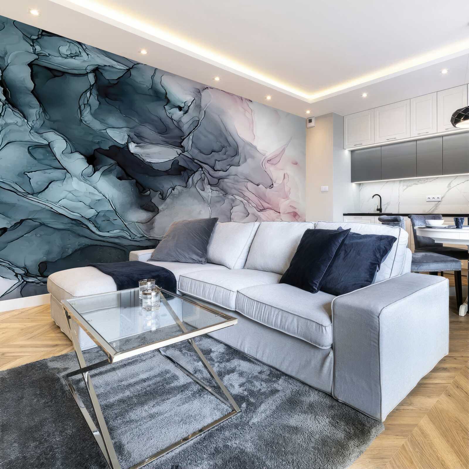 Фотошпалери різнокольорові акварельні знаки