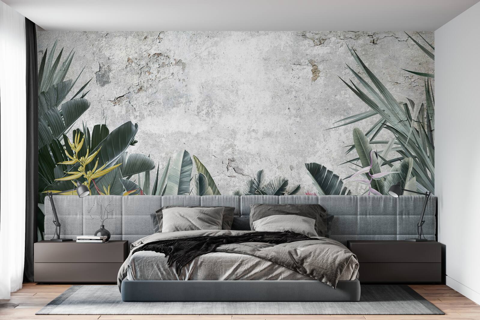 Фотошпалери різні тропічні зелені зони