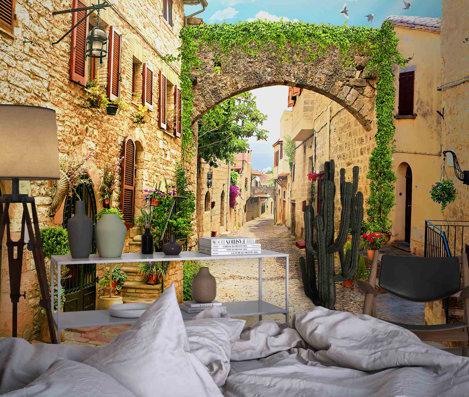 Фотошпалери вулиця в історичному місті