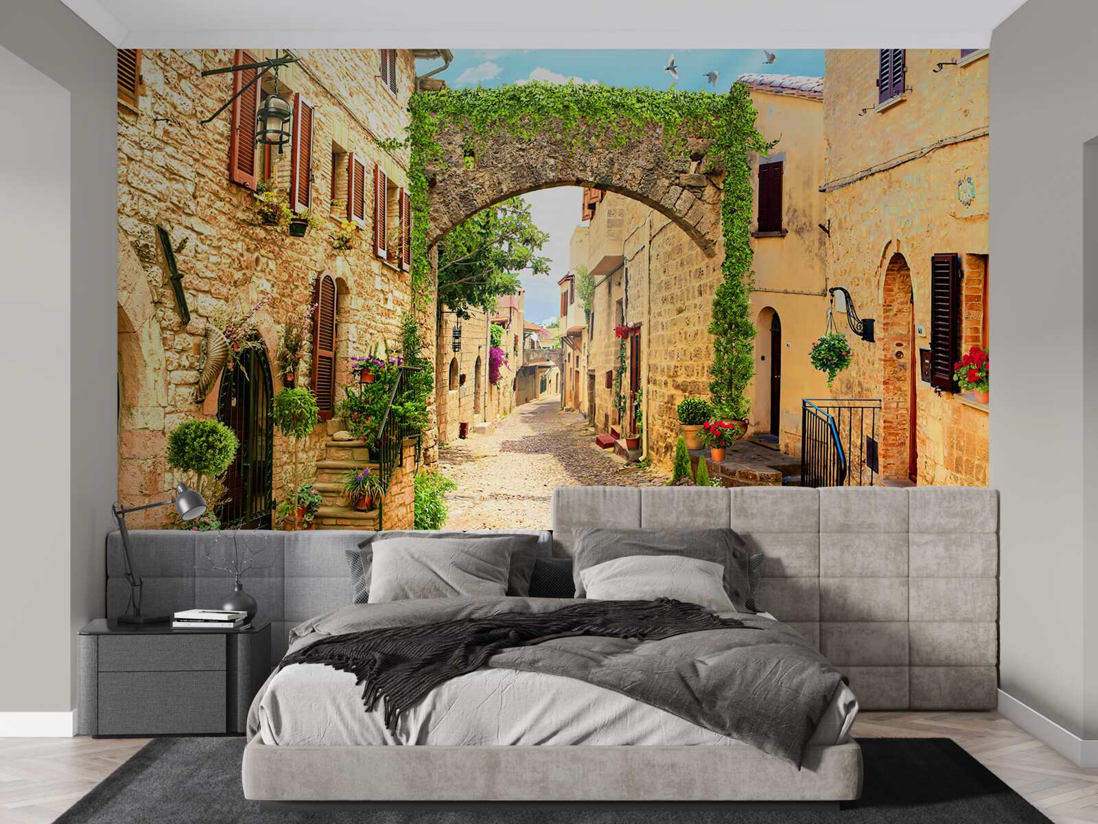 Фотошпалери вулиця в історичному місті