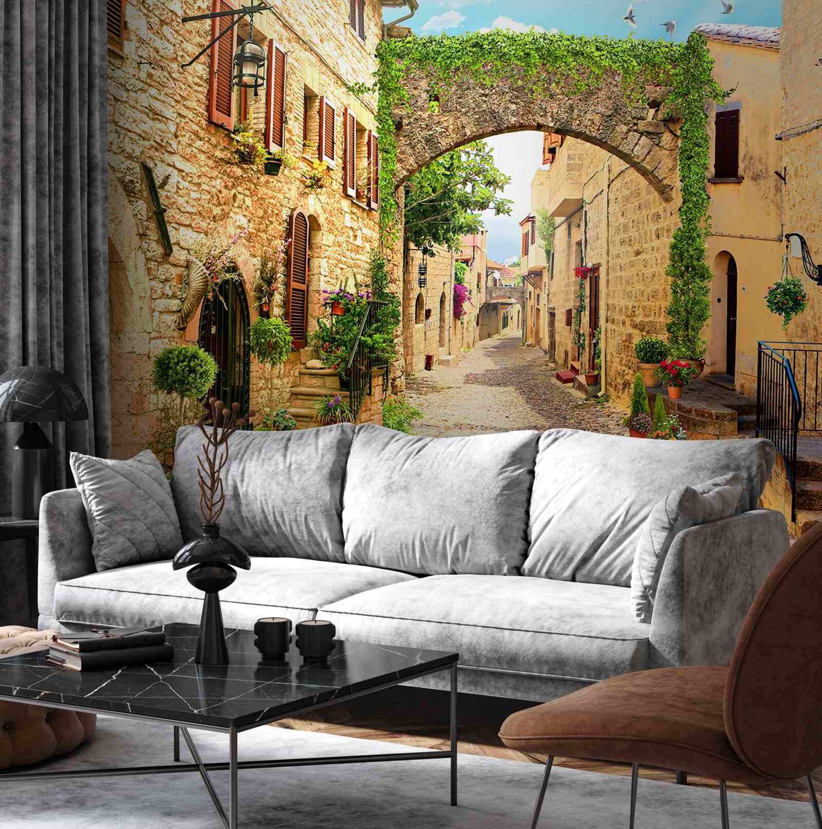 Фотошпалери вулиця в історичному місті