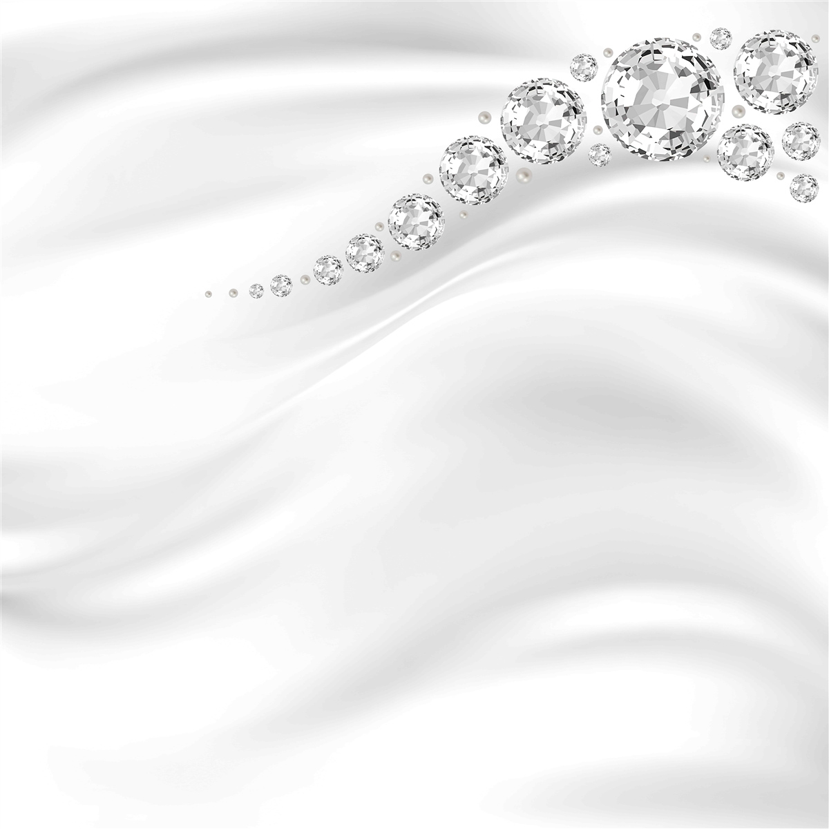 Фотошпалери білосніжні хвилі та дорогоцінні мінерали