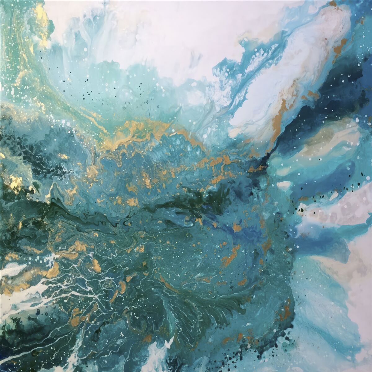 Фотошпалери темні мазки абстрактних фарб