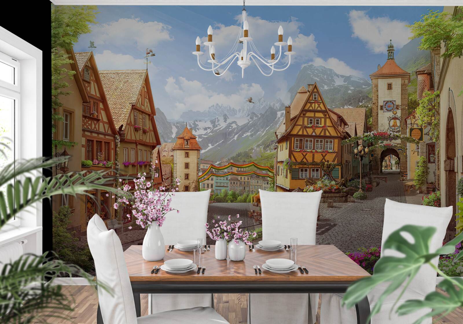 Фотошпалери маленьке і приємне містечко