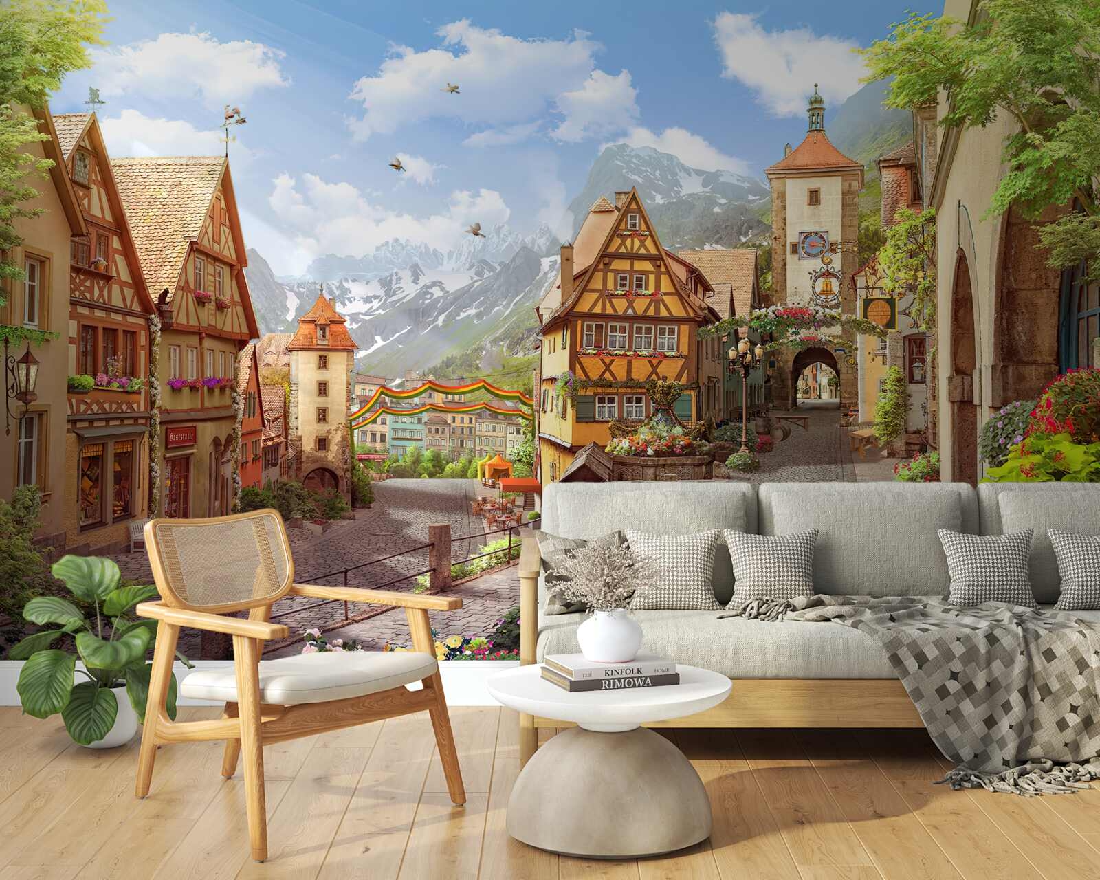 Фотошпалери маленьке і приємне містечко