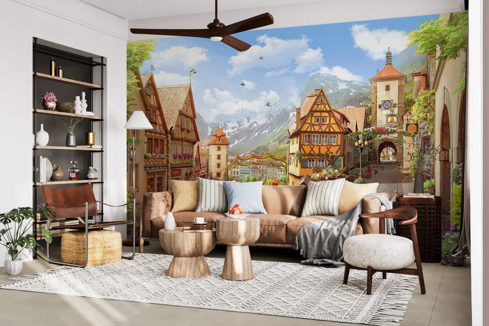 Фотошпалери маленьке і приємне містечко