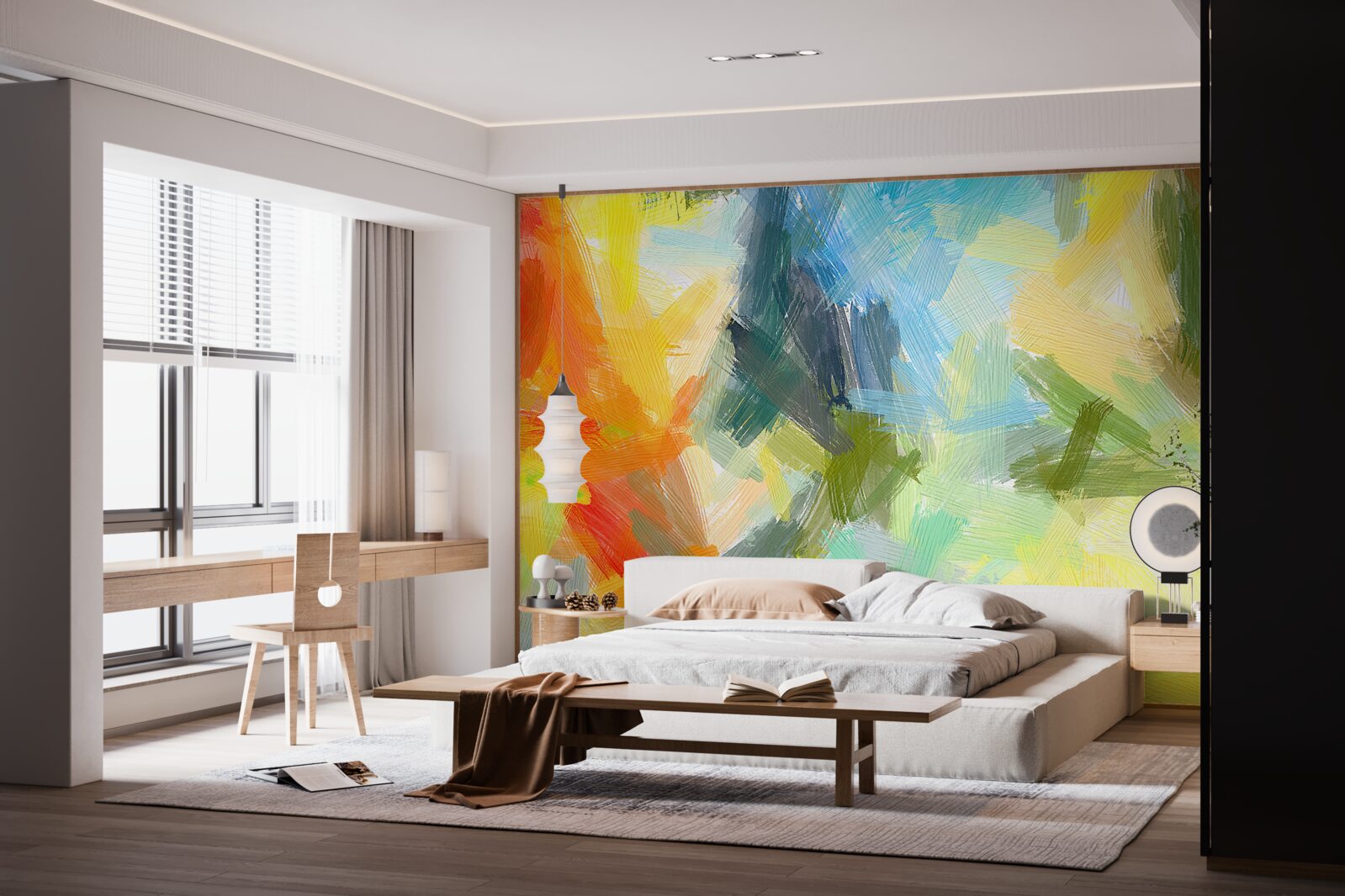 Фотошпалери зображення в різних кольорах