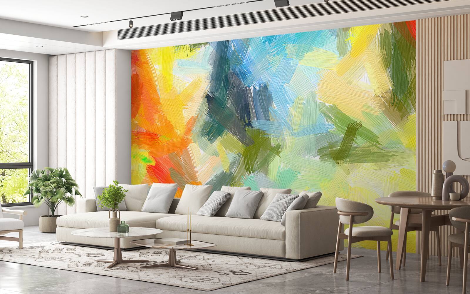 Фотошпалери зображення в різних кольорах