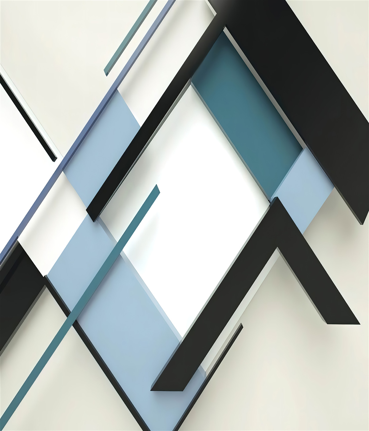 Фотошпалери сині та чорні лінії