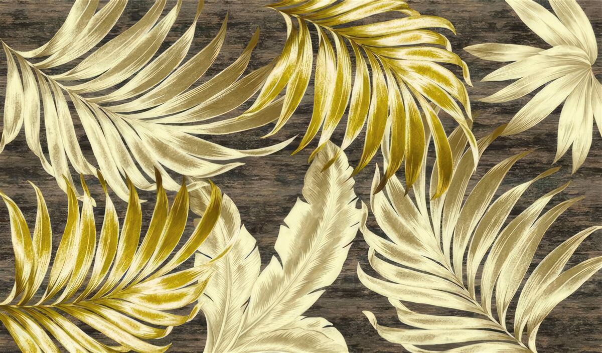 Фотошпалери великий золотий лист