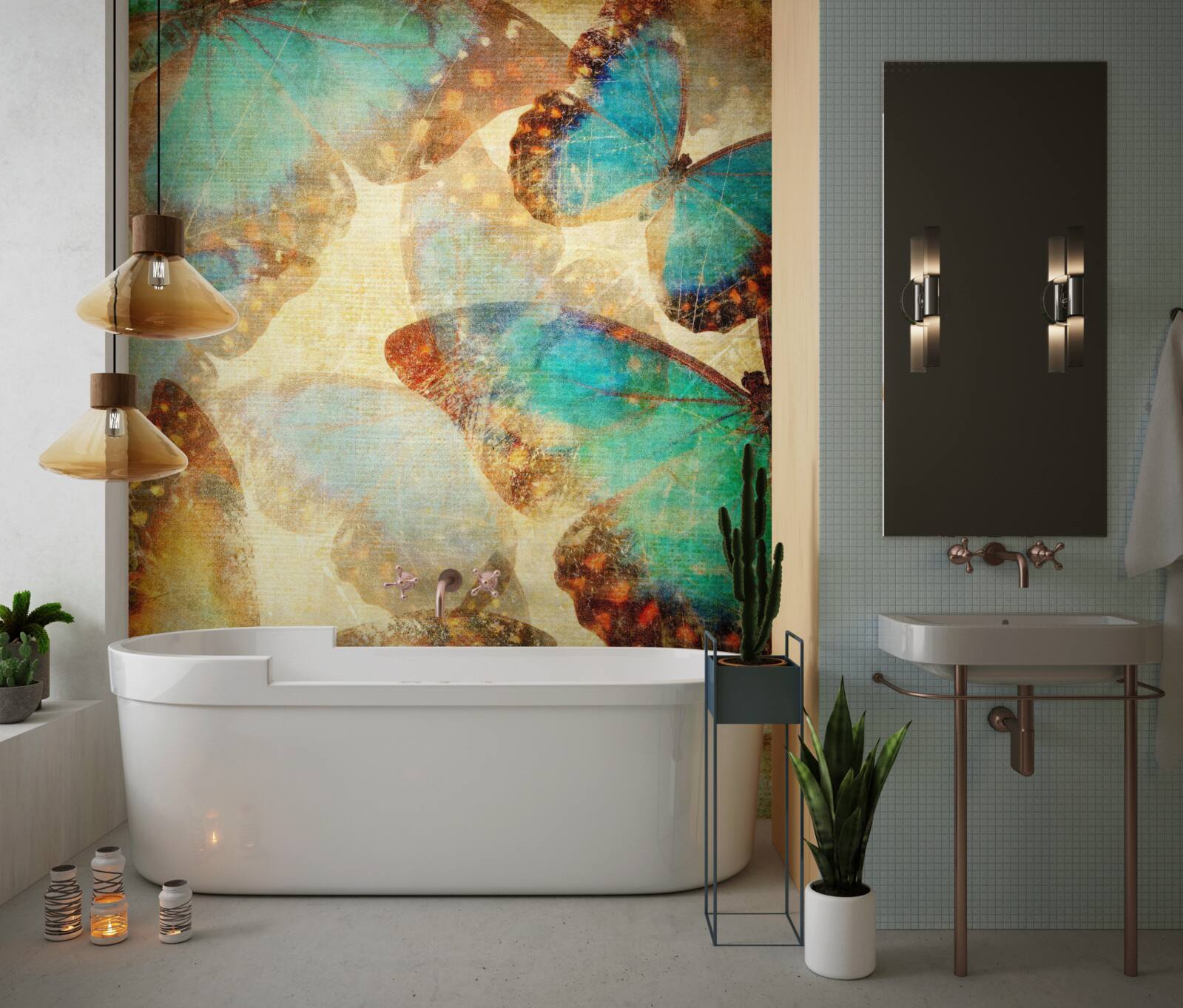 Фотошпалери великі метелики