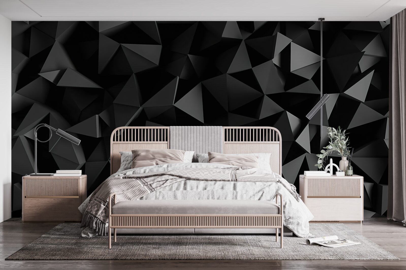 Фотошпалери композиція з геометричних фігур