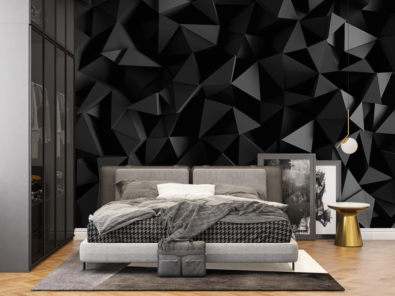 Фотошпалери композиція з геометричних фігур