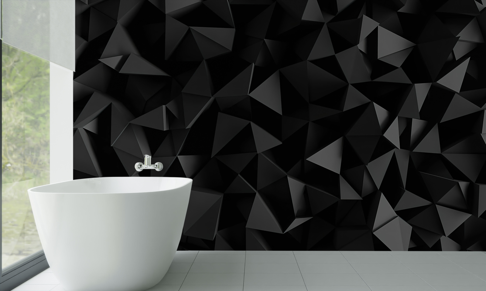 Фотошпалери композиція з геометричних фігур