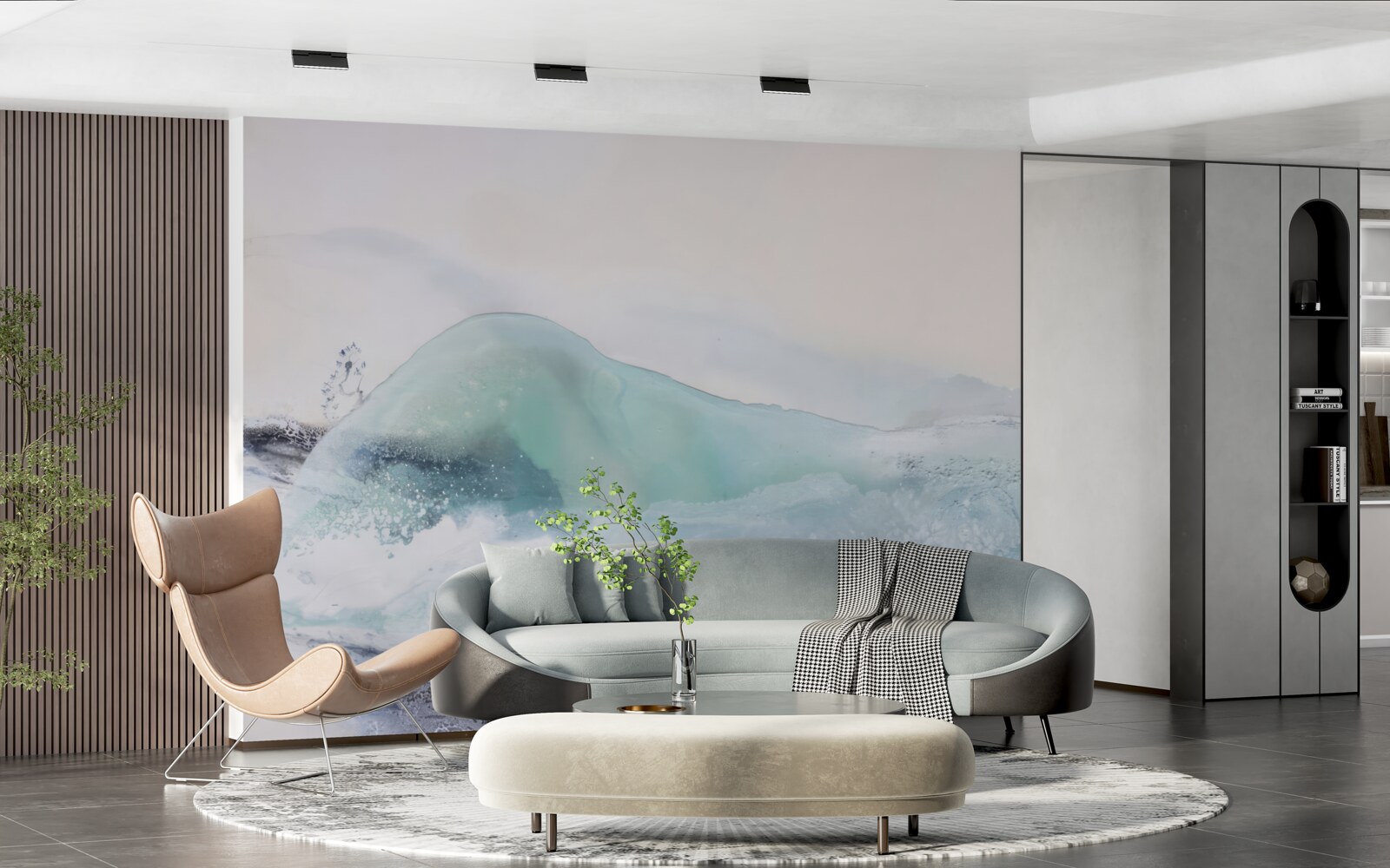 Фотошпалери нескінченне бурхливе море