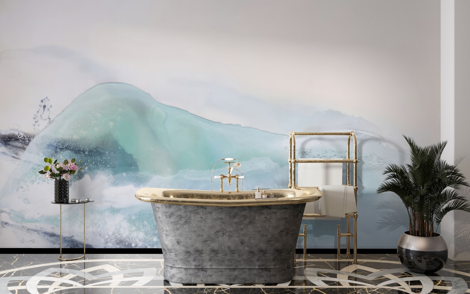 Фотошпалери нескінченне бурхливе море