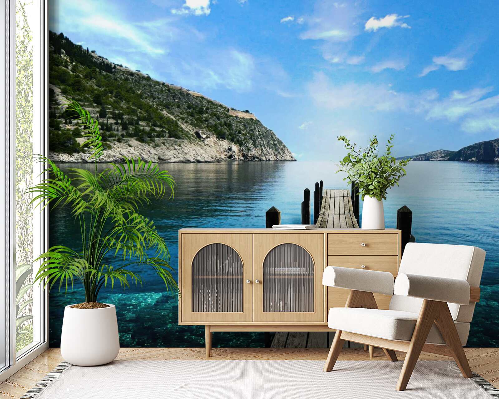 Фотошпалери прохід до води