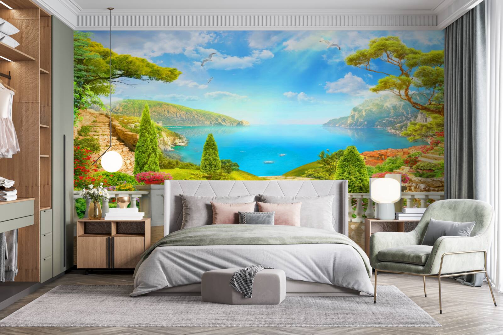 Фотошпалери захоплюючий краєвид з оглядового майданчика