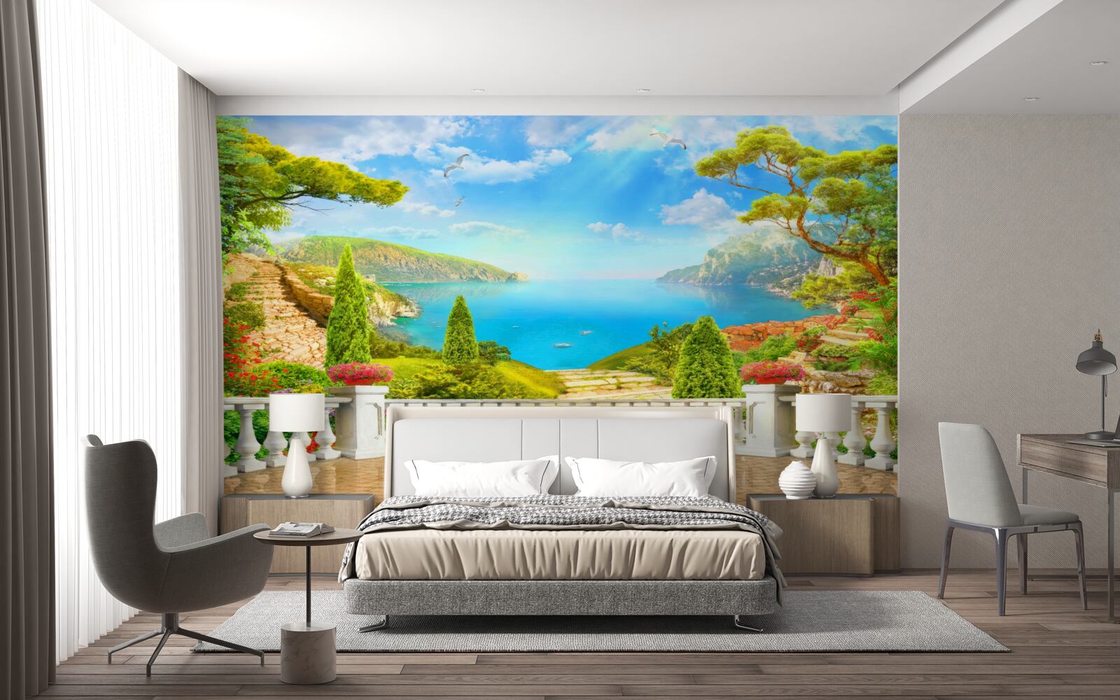 Фотошпалери захоплюючий краєвид з оглядового майданчика