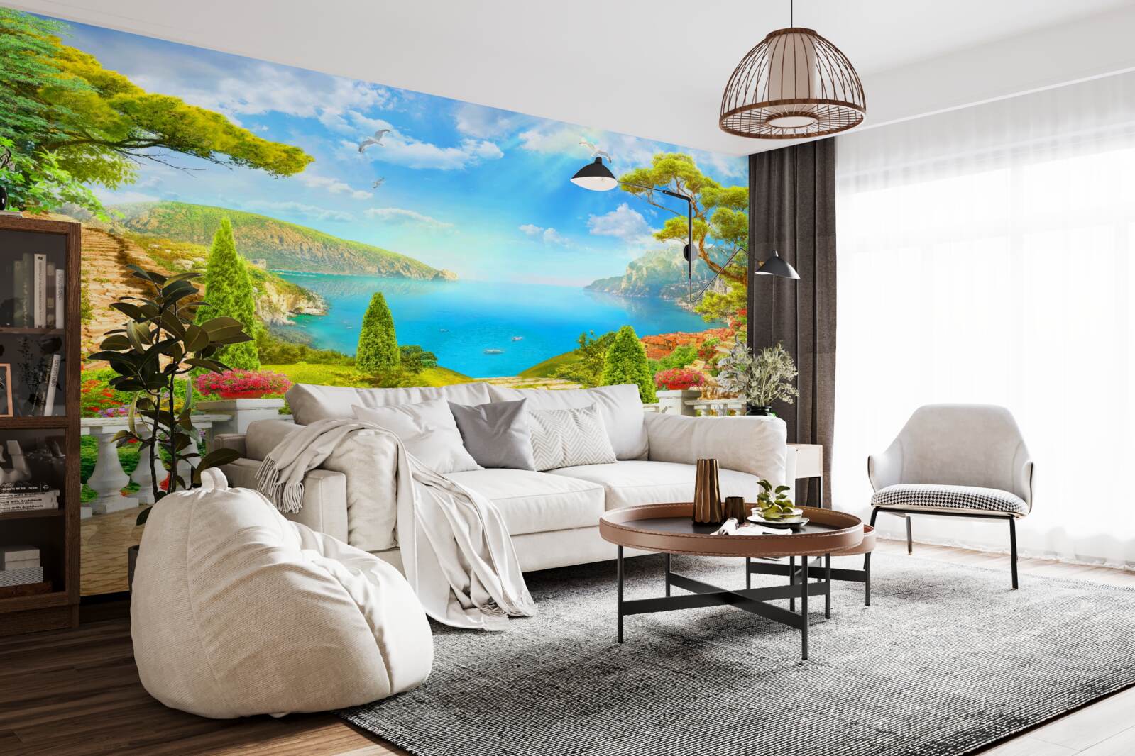 Фотошпалери захоплюючий краєвид з оглядового майданчика