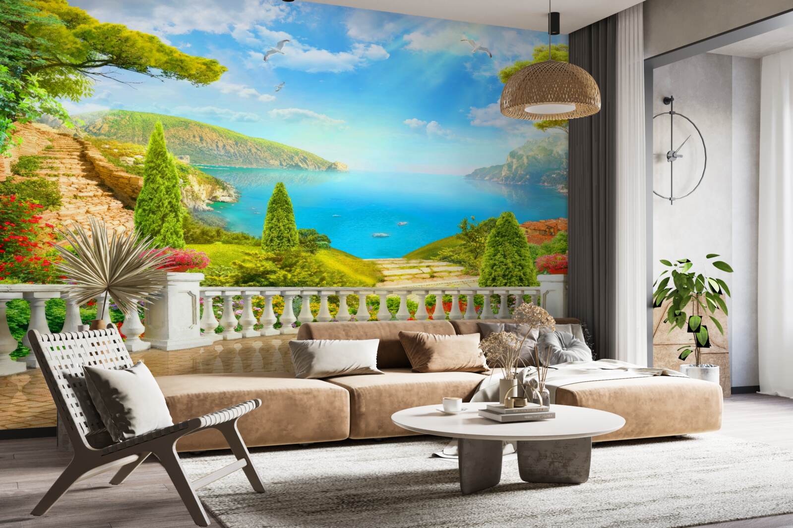 Фотошпалери захоплюючий краєвид з оглядового майданчика