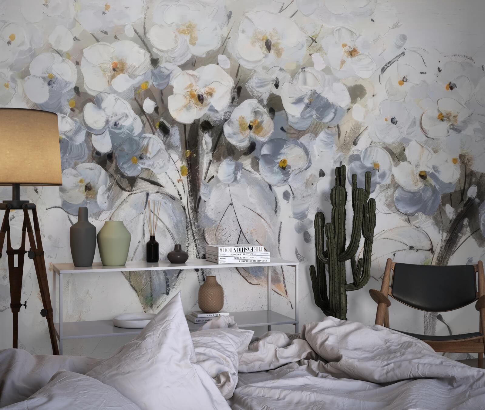 Фотошпалери подарували яскраві квіти