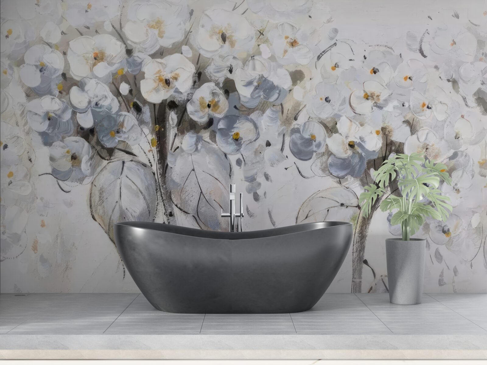 Фотошпалери подарували яскраві квіти