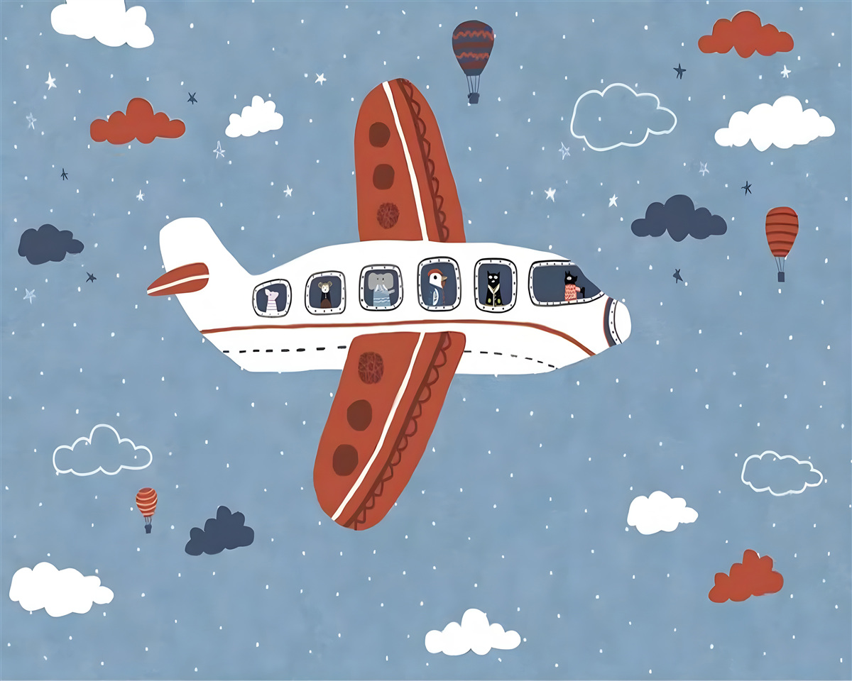 Фотошпалери тварини визирають з ілюмінаторів літаків