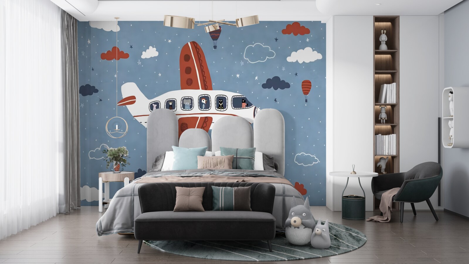 Фотошпалери тварини визирають з ілюмінаторів літаків