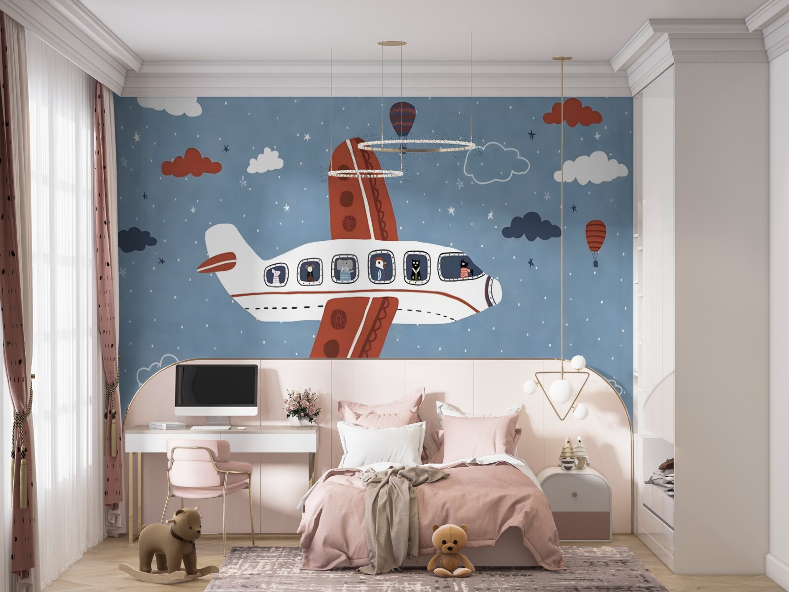 Фотошпалери тварини визирають з ілюмінаторів літаків