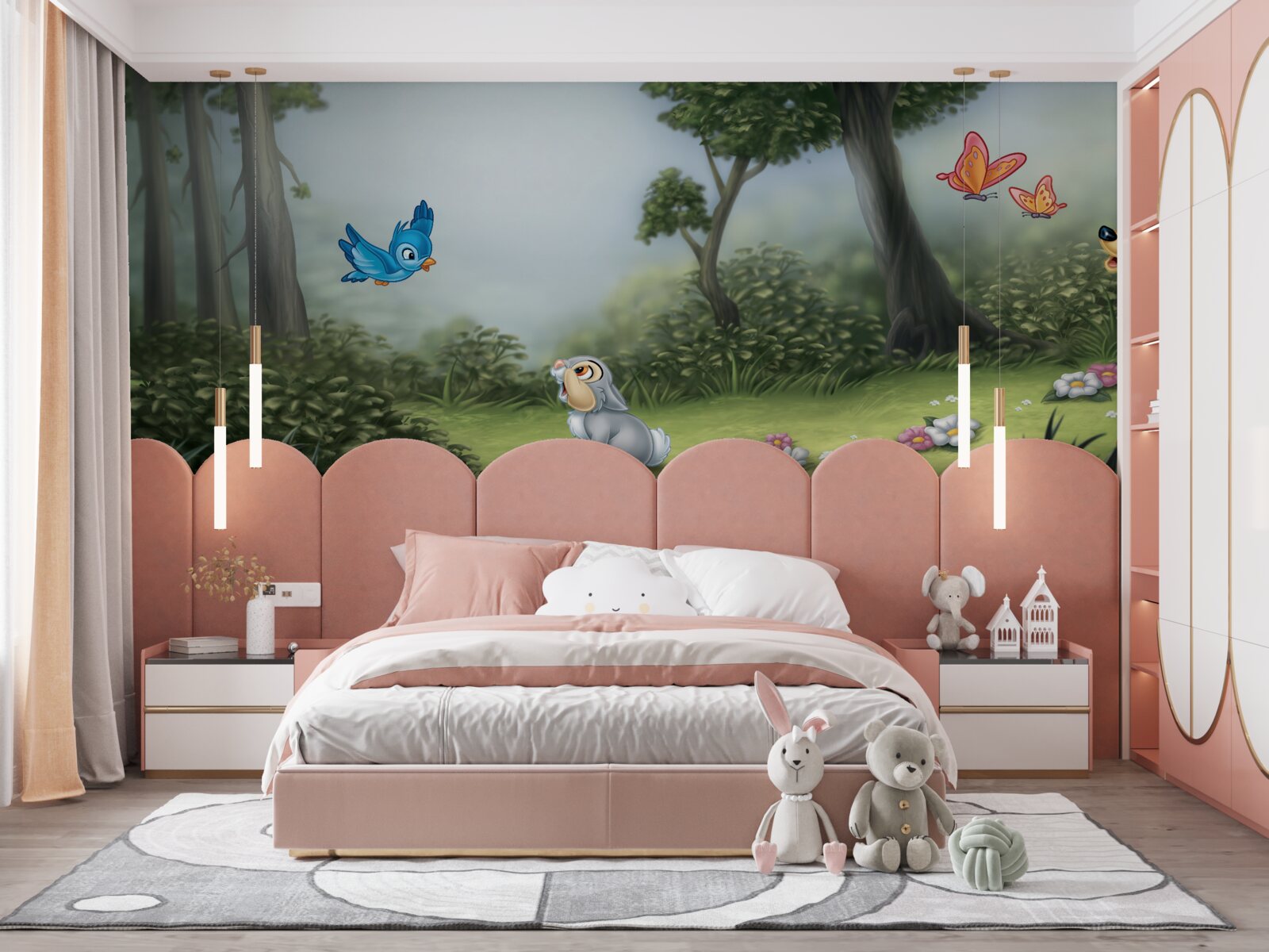 Фотошпалери сюжет натхненний мультфільмом "Бамбі"