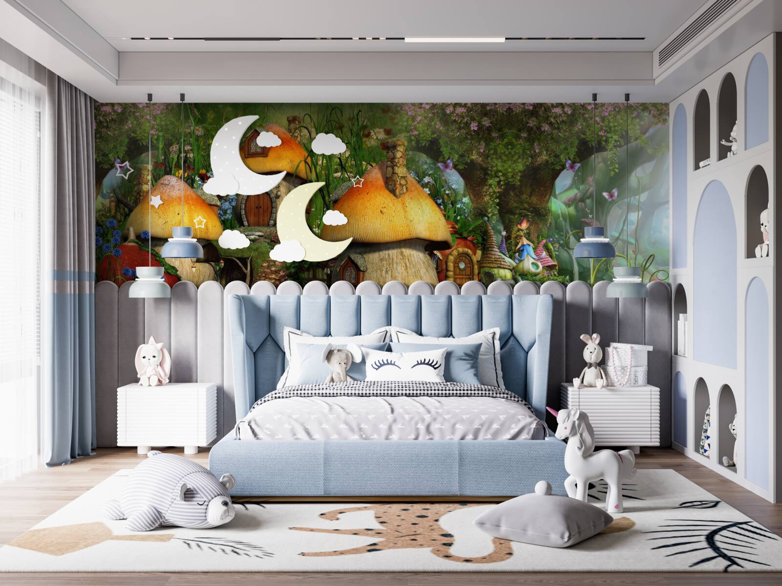 Фотошпалери казкове село