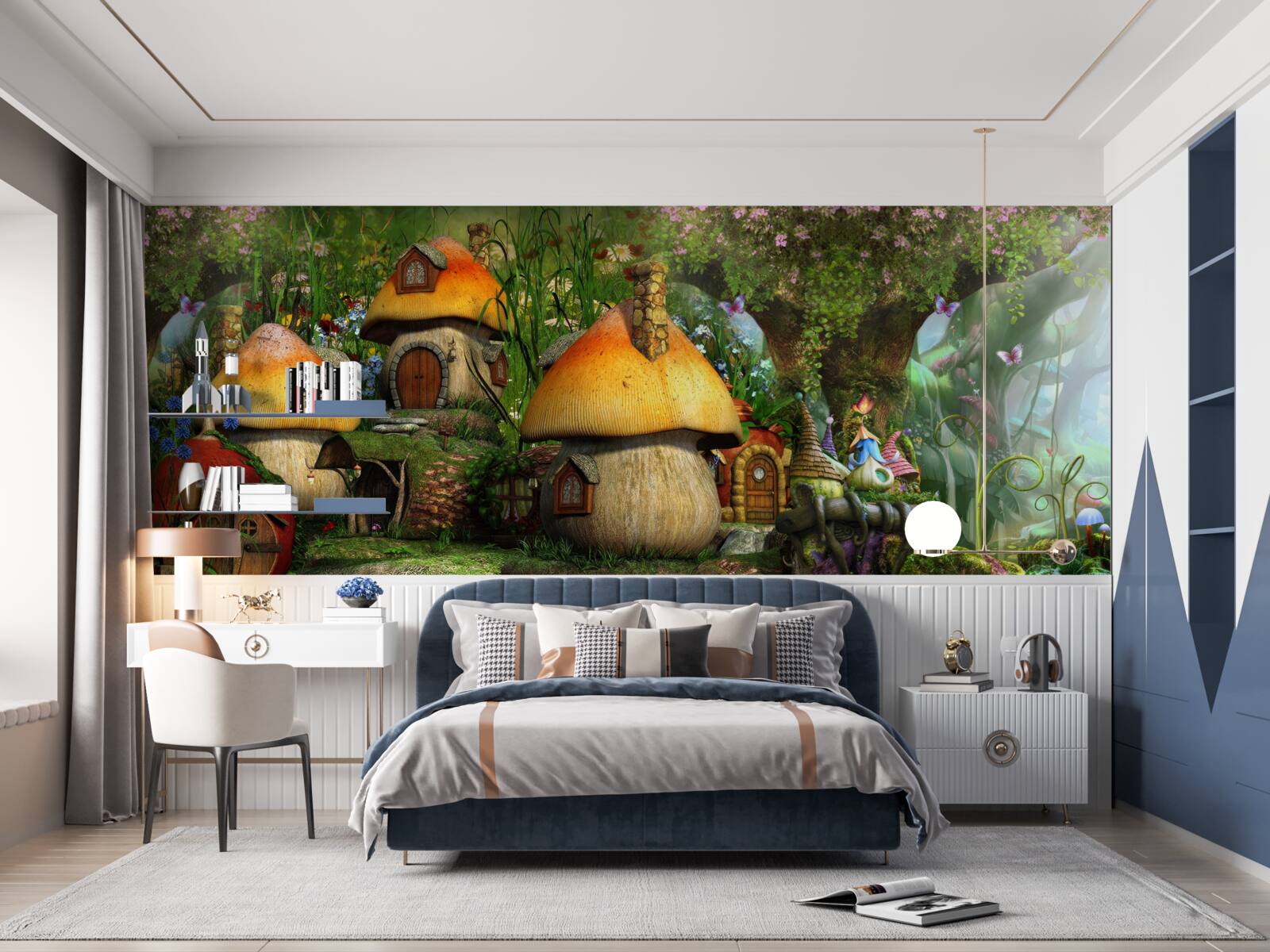 Фотошпалери казкове село