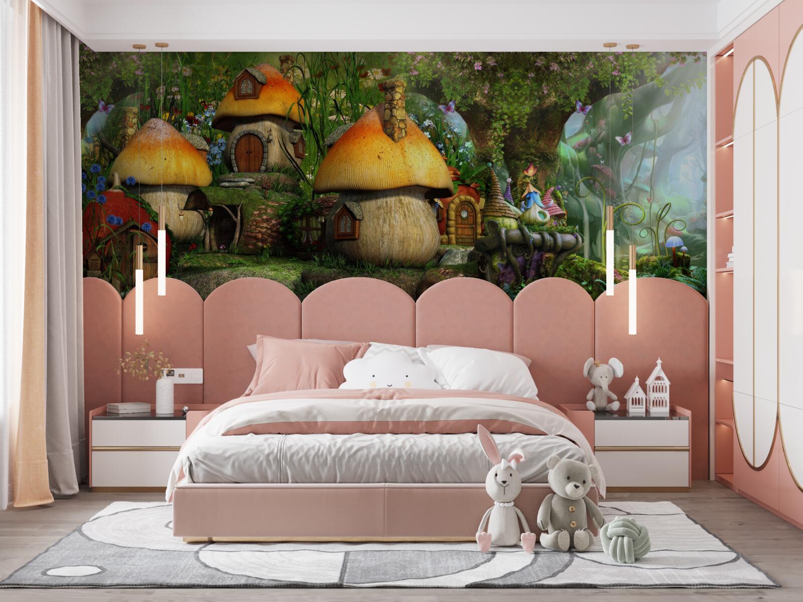 Фотошпалери казкове село