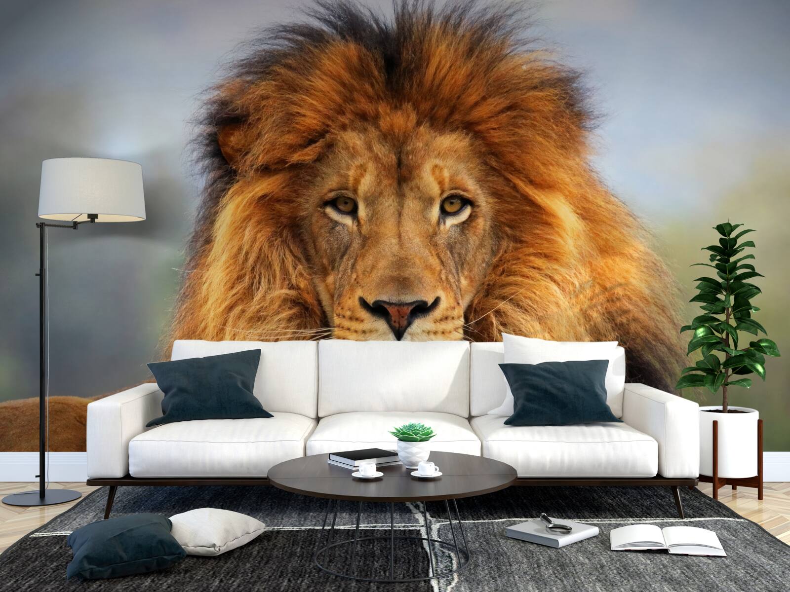 Фотошпалери зображення лева