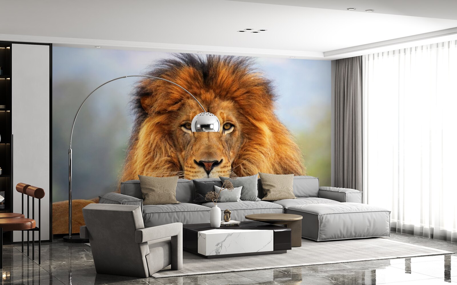 Фотошпалери зображення лева