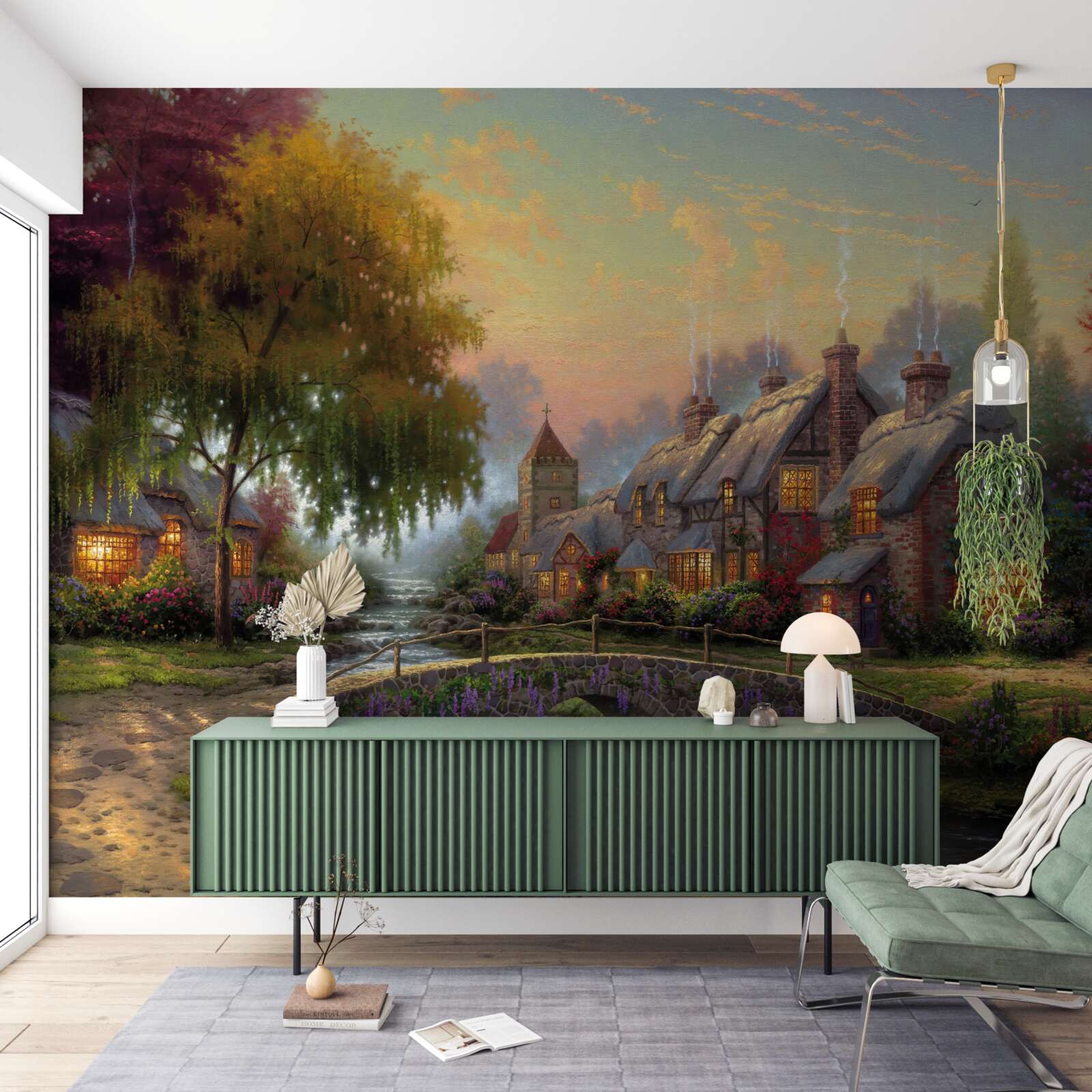 Фотошпалери сільський пейзаж