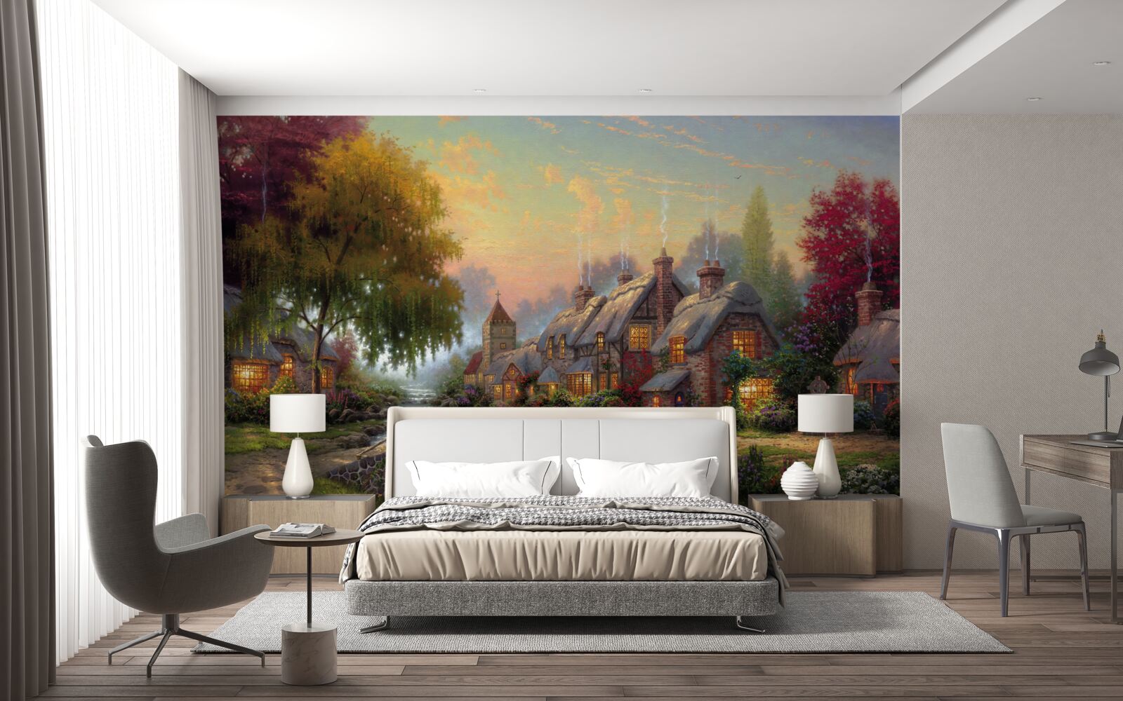 Фотошпалери сільський пейзаж