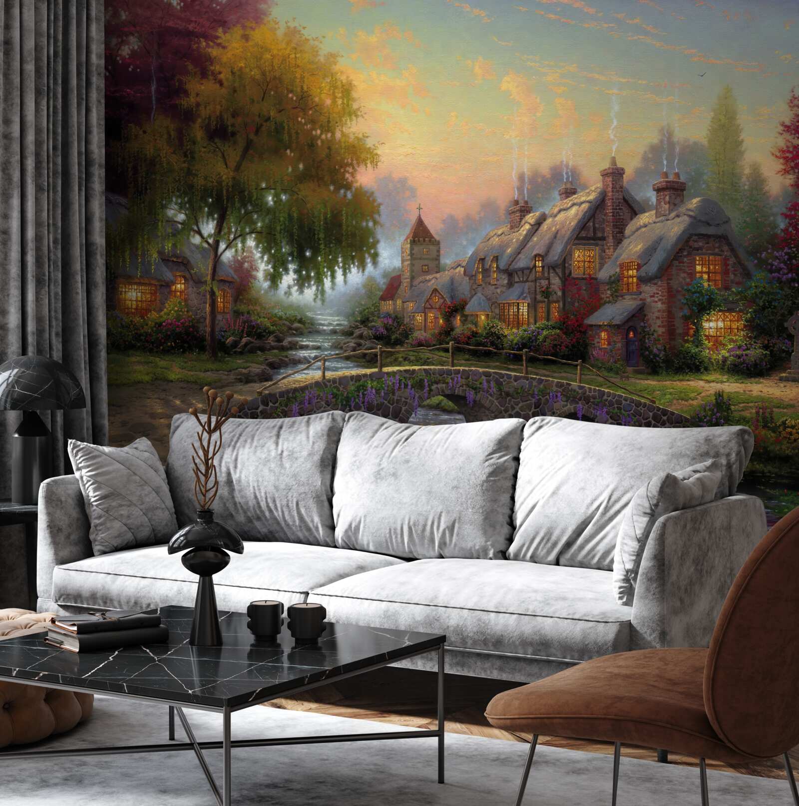 Фотошпалери сільський пейзаж