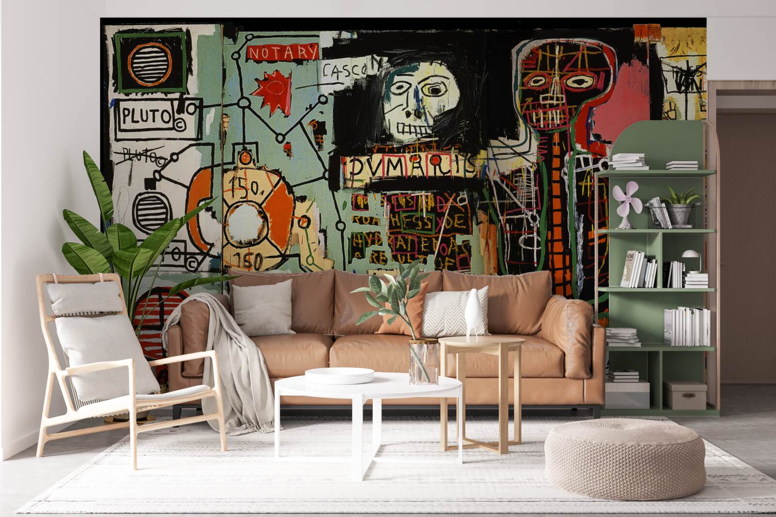 Фотошпалери темні картини та настінні написи