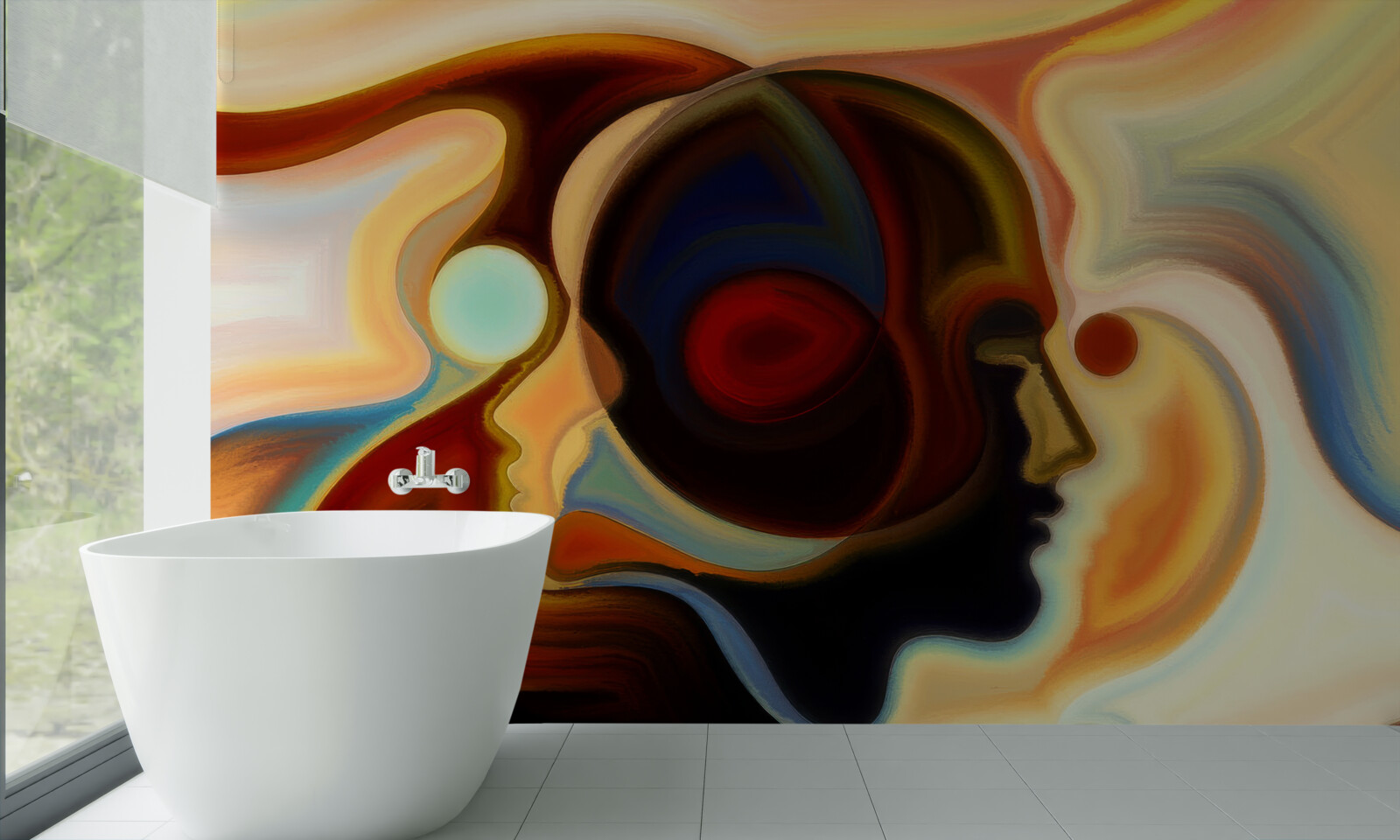 Фотошпалери яскраві образи юнака та дівчини