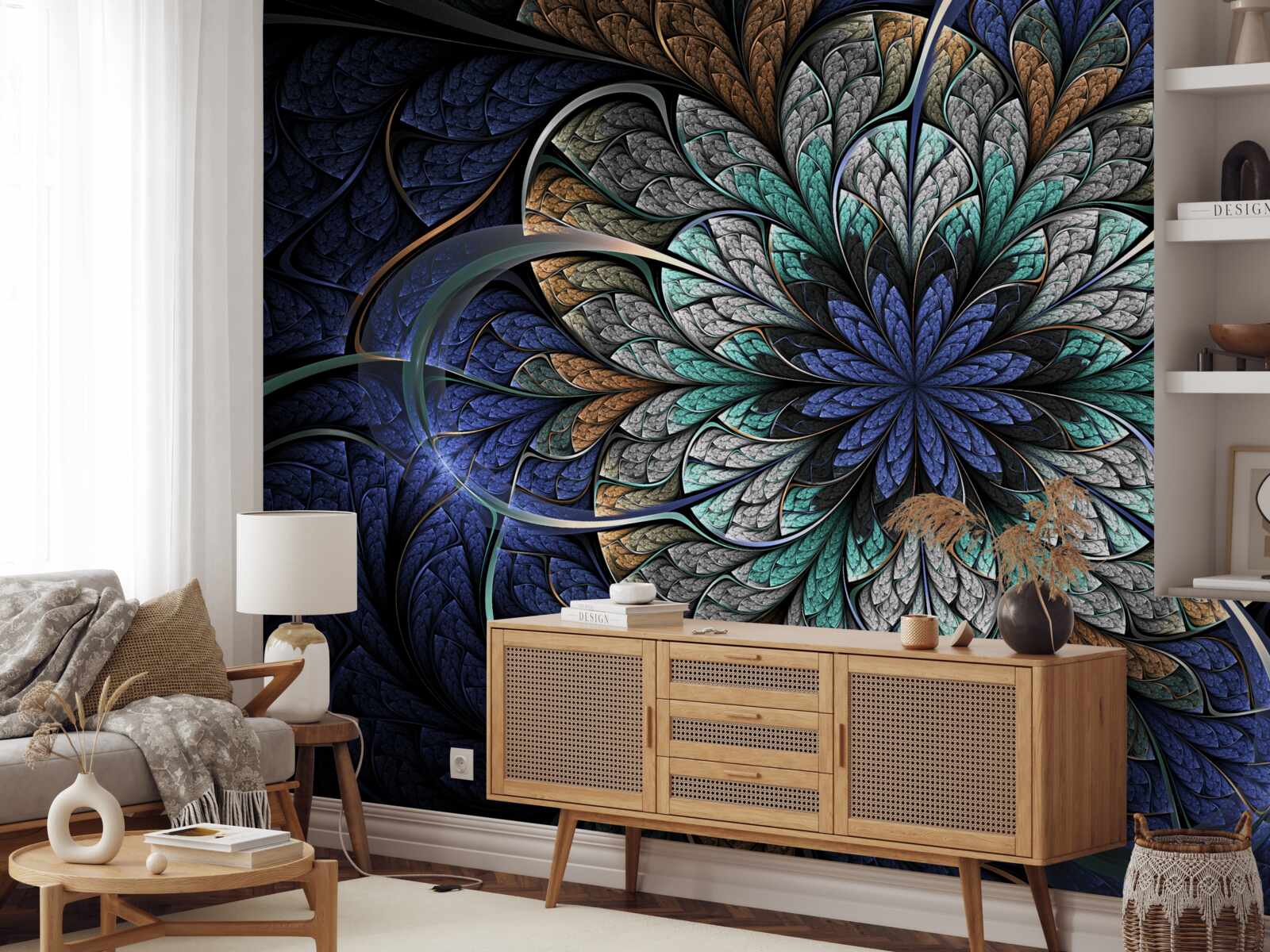 Фотошпалери велична таємнича квітка