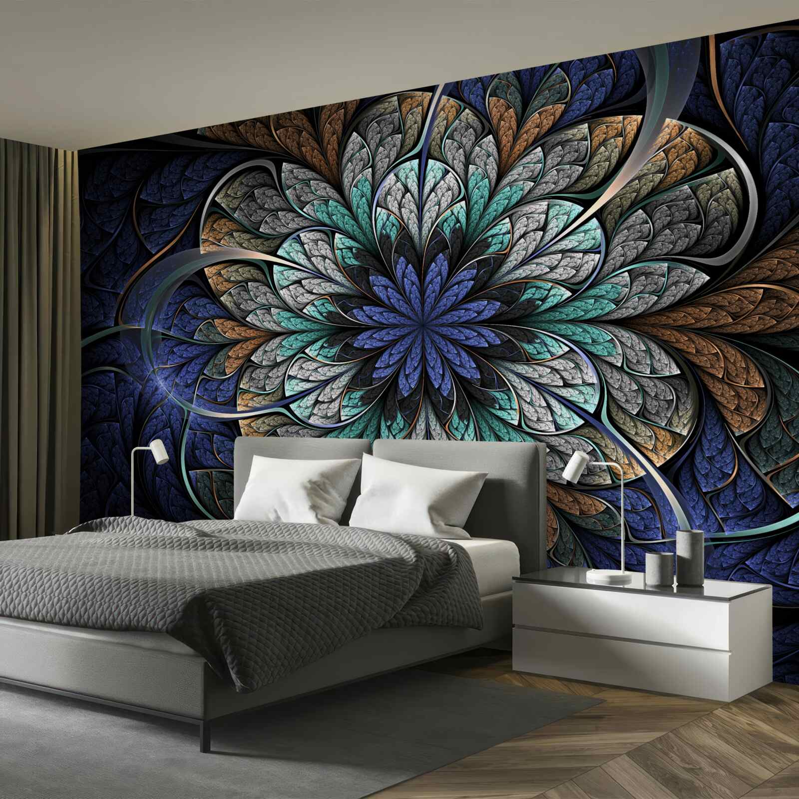 Фотошпалери велична таємнича квітка