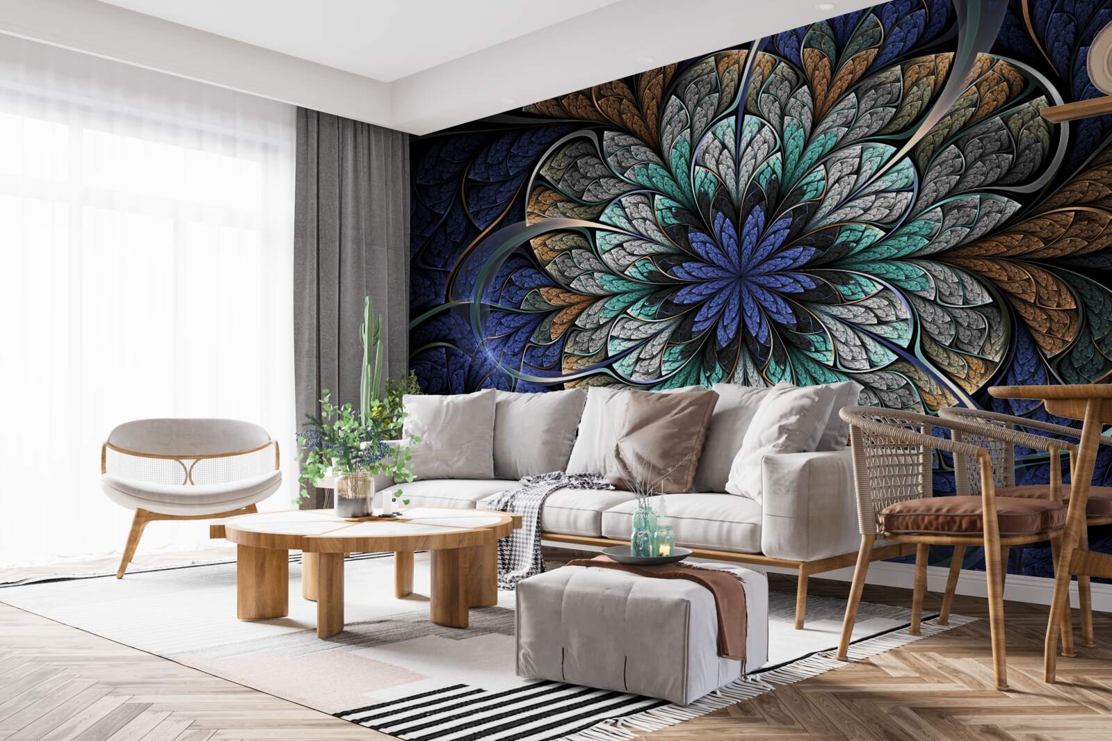 Фотошпалери велична таємнича квітка