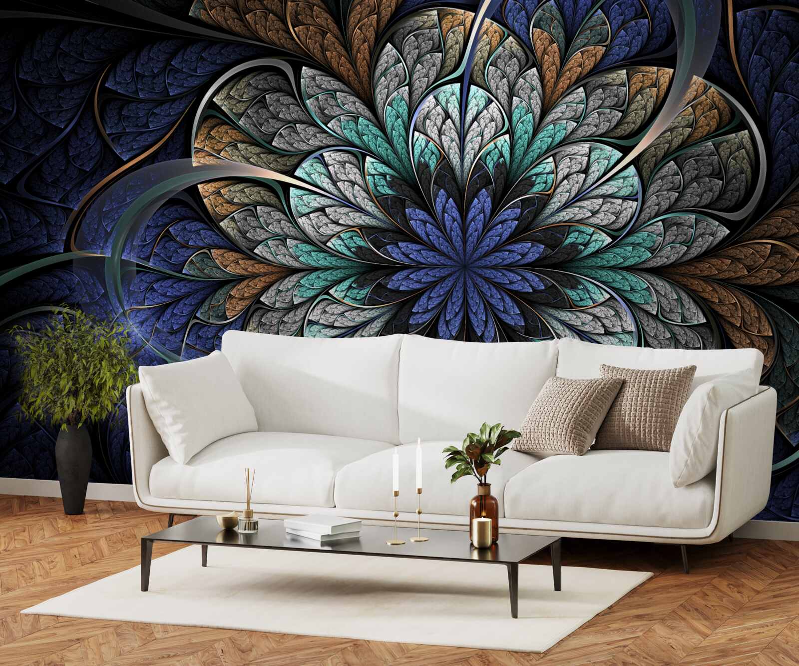 Фотошпалери велична таємнича квітка